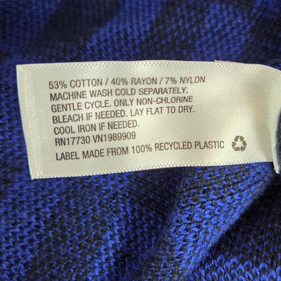 Future Collective Stretch Aline Midi Skirt M Black Blue Check Plaid Party NWT - Picture 8 of 12